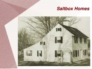 Saltbox Homes