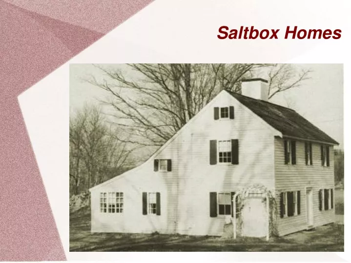 saltbox homes