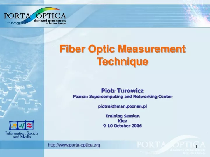 fiber optic measurement technique piotr turowicz