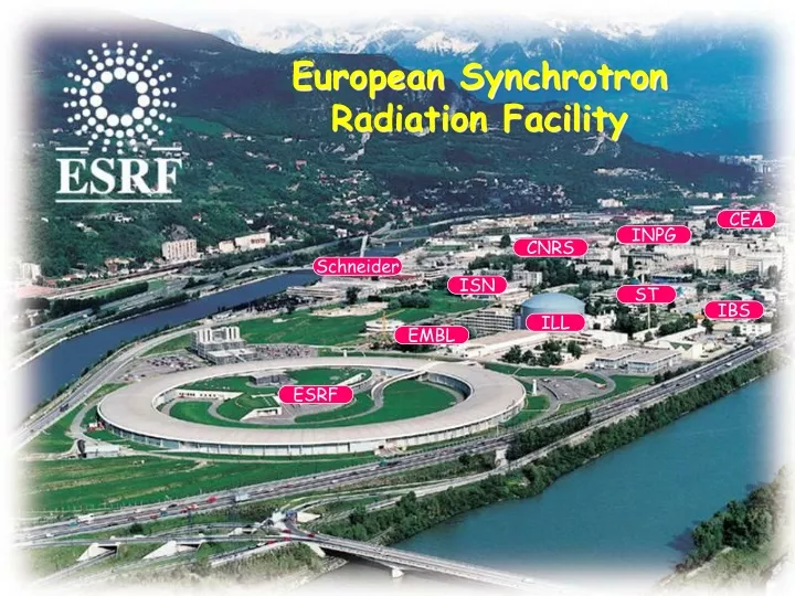 european synchrotron radiation facility