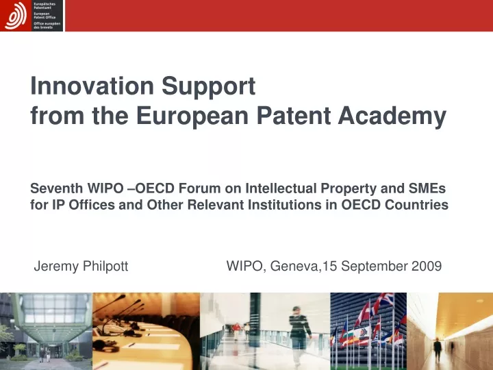 innovation support from the european patent academy