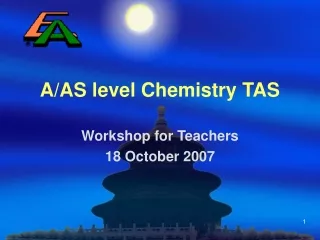 A/AS level Chemistry TAS