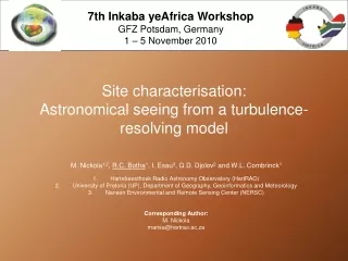 Site characterisation: Astronomical seeing from a turbulence-resolving model
