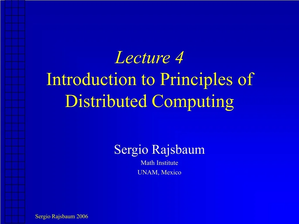 PPT - Introduction to Consensus in Distributed Computing PowerPoint ...