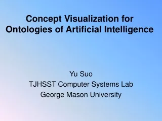 Concept Visualization for Ontologies of Artificial Intelligence