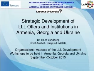 Strategic Development of  LLL Offers and Institutions in Armenia, Georgia and Ukraine