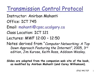 Transmission Control Protocol