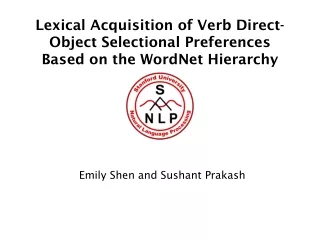 Lexical Acquisition of Verb Direct-Object Selectional Preferences Based on the WordNet Hierarchy