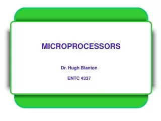 MICROPROCESSORS