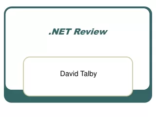 .NET Review