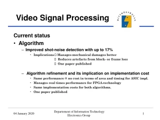 Video Signal Processing