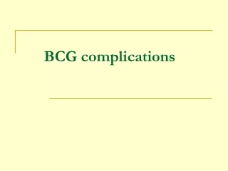 BCG complications