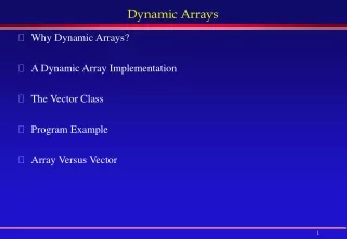 Dynamic Arrays