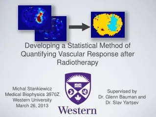 Developing a Statistical Method of Quantifying Vascular Response after Radiotherapy