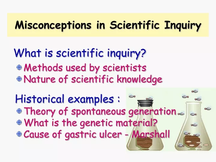 what is scientific inquiry