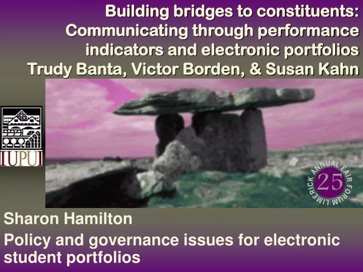 sharon hamilton policy and governance issues for electronic student portfolios