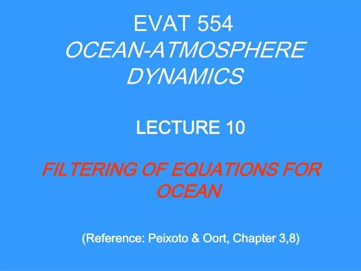 evat 554 ocean atmosphere dynamics
