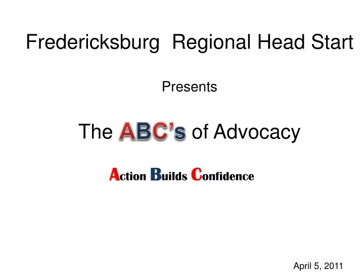 fredericksburg regional head start presents