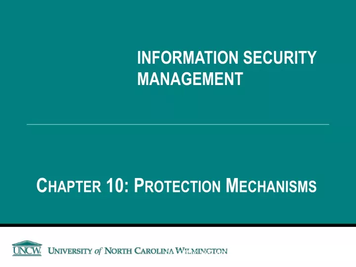 information security management