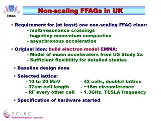 Non-scaling FFAGs in UK
