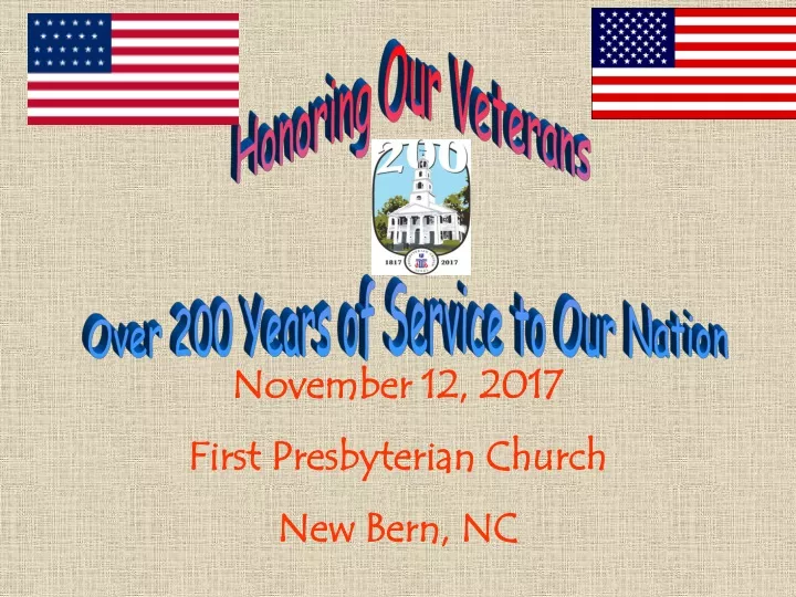 honoring our veterans over 200 years of service