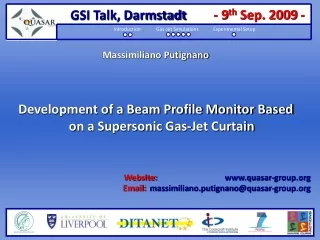 GSI Talk, Darmstadt