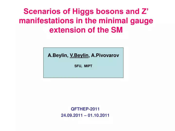 scenarios of higgs bosons and z manifestations in the minimal gauge extension of the sm