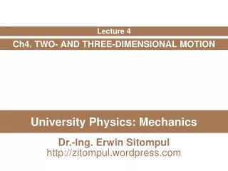 University Physics: Mechanics
