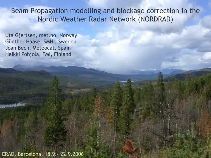 beam propagation modelling and blockage