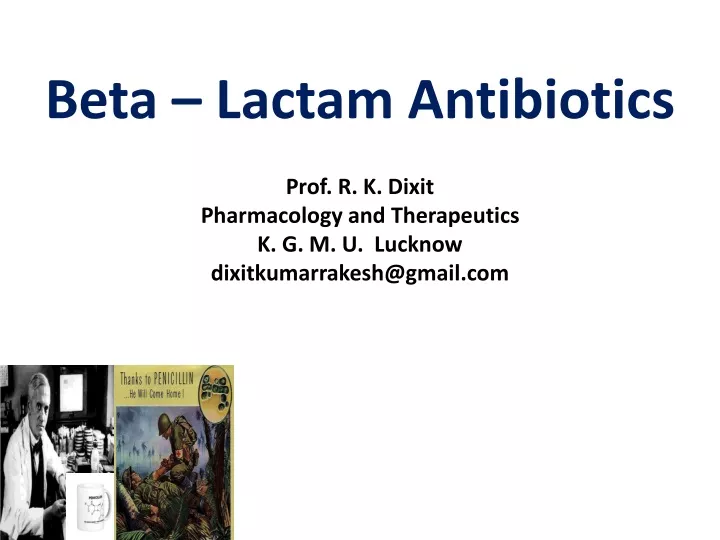 beta lactam antibiotics