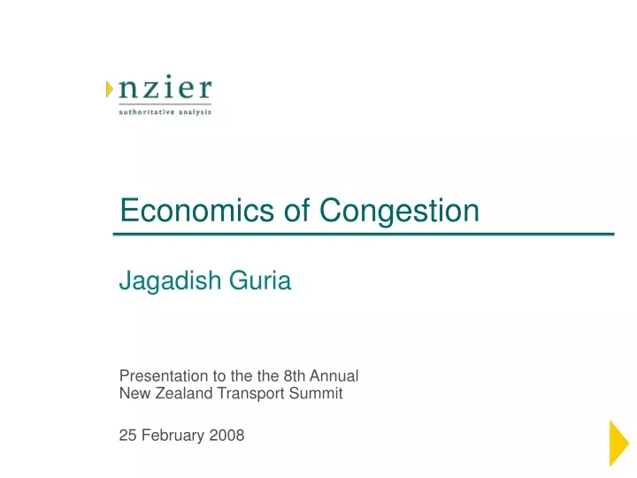 economics of congestion