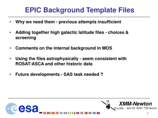EPIC Background Template Files