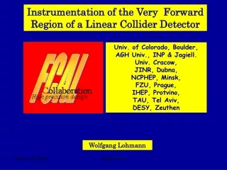 Instrumentation of the Very  Forward Region of a Linear Collider Detector