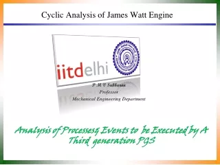 Cyclic Analysis of James Watt Engine