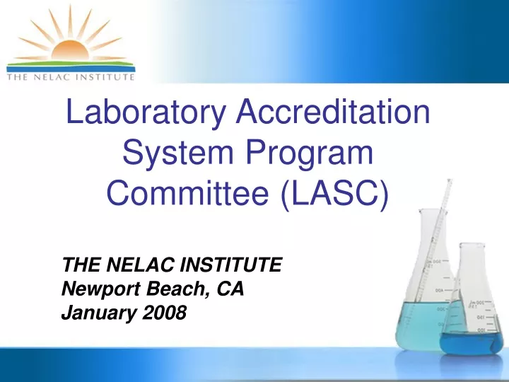 laboratory accreditation system program committee lasc