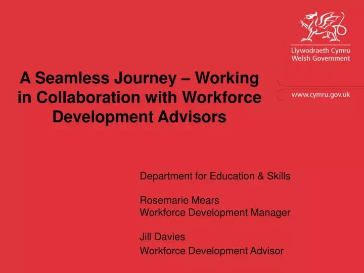 a seamless journey working in collaboration with