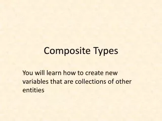 Composite Types