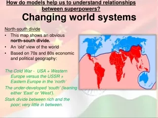 Changing world systems