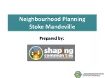 Neighbourhood Planning Stoke Mandeville - slide 1