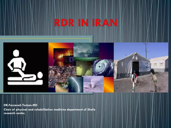 rdr in iran