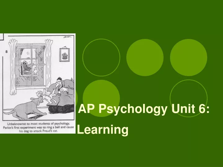 ap psychology unit 6