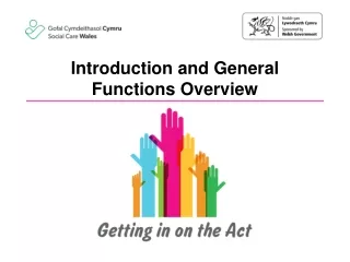 Introduction and General Functions Overview