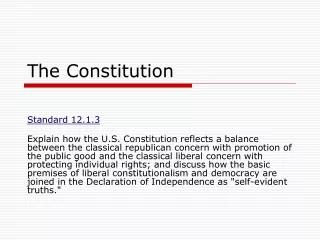 The Constitution