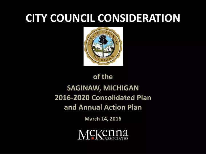city council consideration