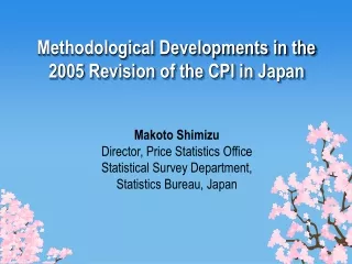 Methodological Developments in the 2005 Revision of the CPI in Japan