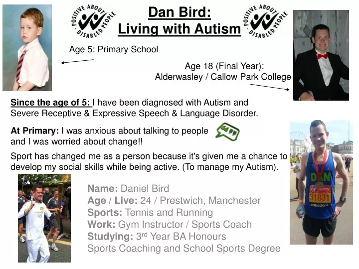 dan bird living with autism