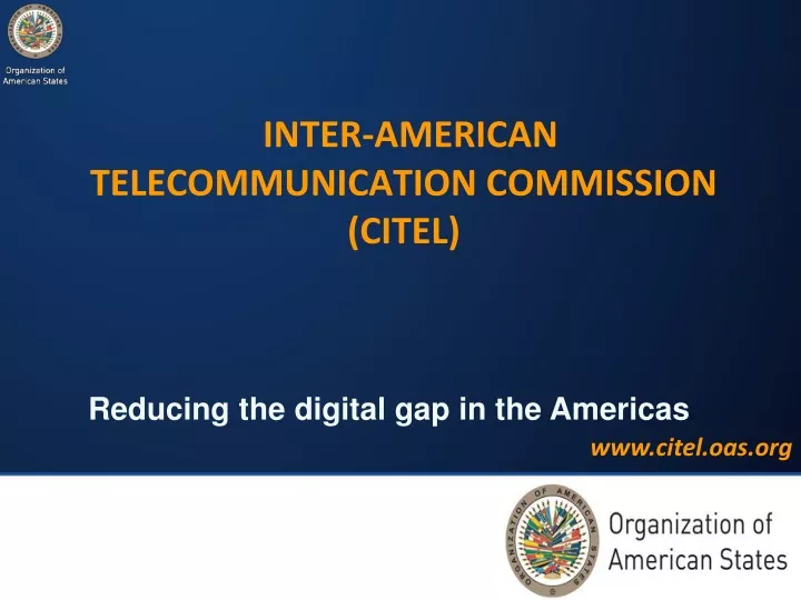 inter american telecommunication commission citel