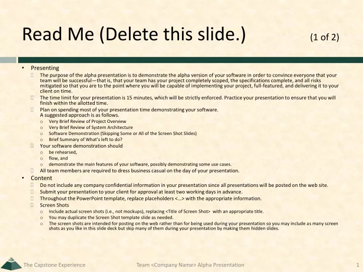 read me delete this slide 1 of 2