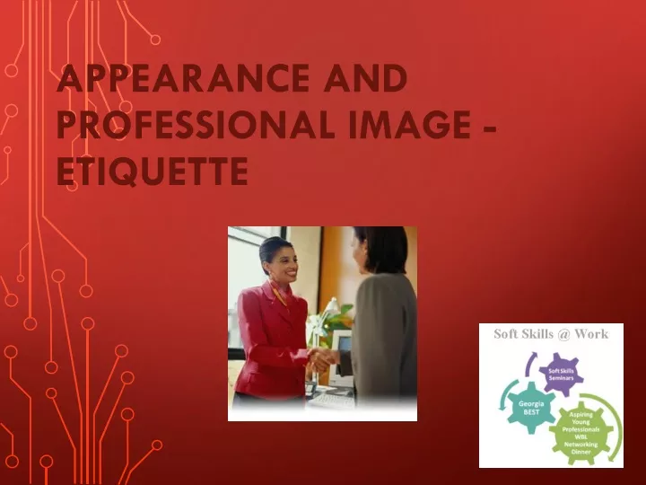 appearance and professional image etiquette