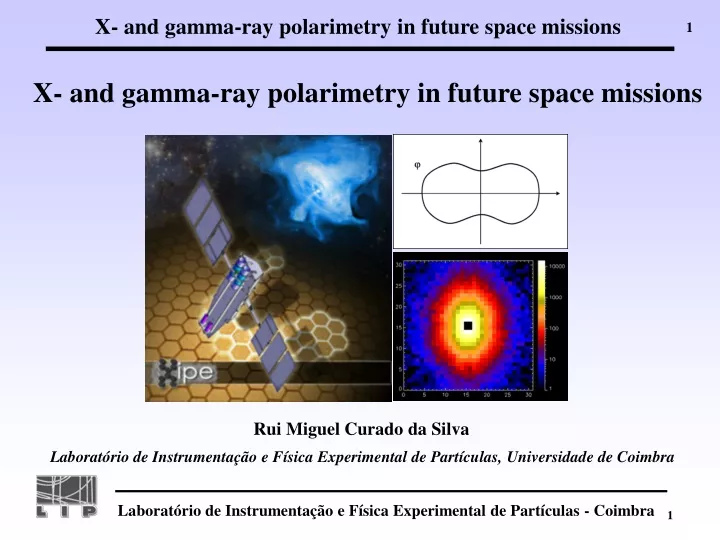 x and gamma ray polarimetry in future space